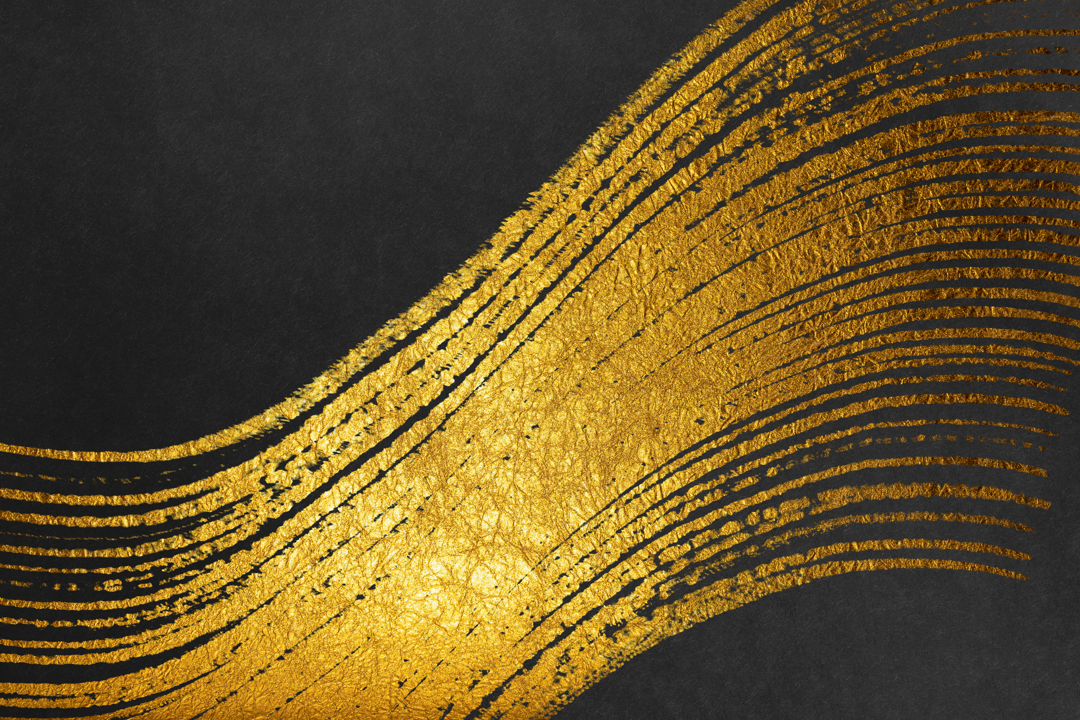 Matte black and gold Japanese image background